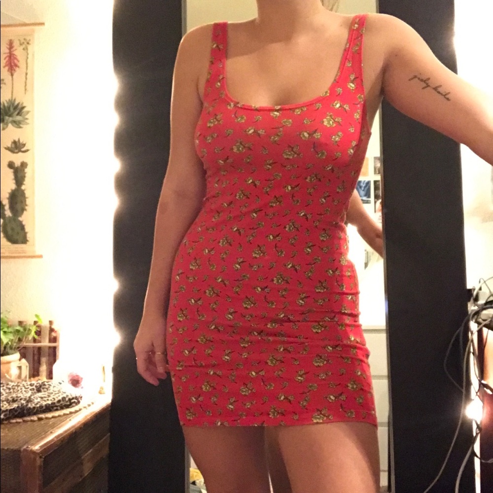 Mini Floral Print Dress